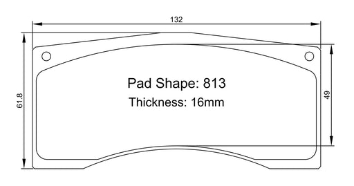 WinMax brake pads part CRB343 fits Winmax Pbp813