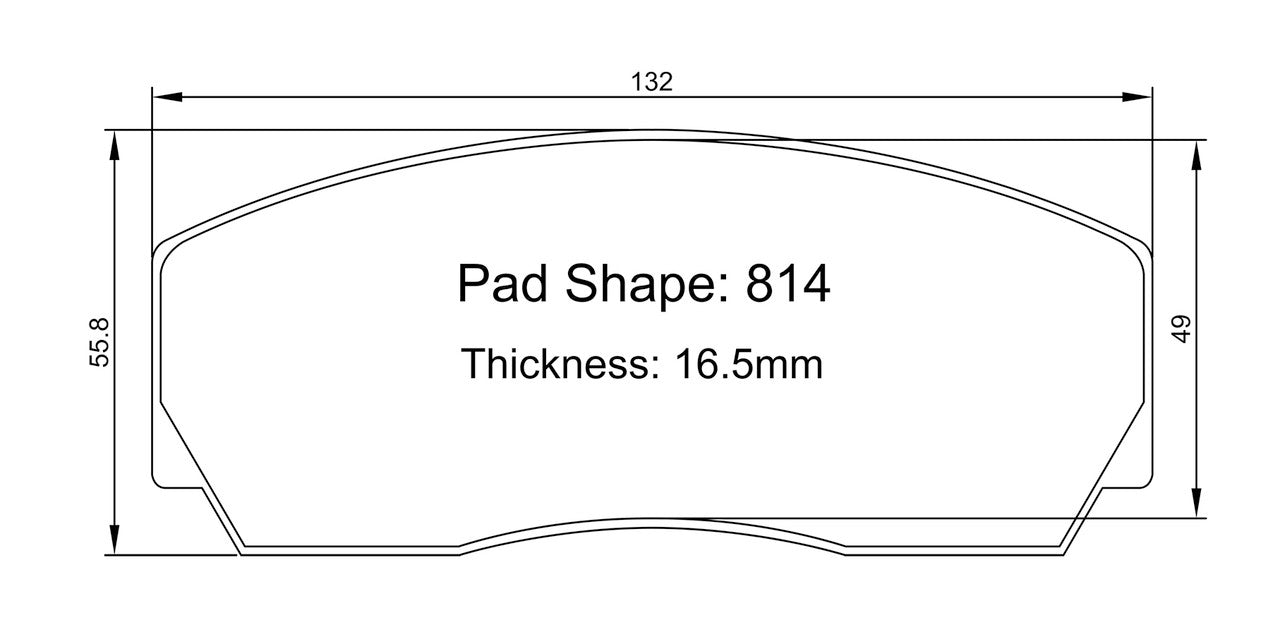 Paragon PA055 / PA025 Caliper Brake Pads