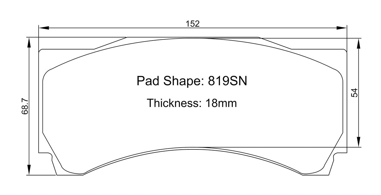 Paragon PA015 / PA035 Caliper Brake Pads