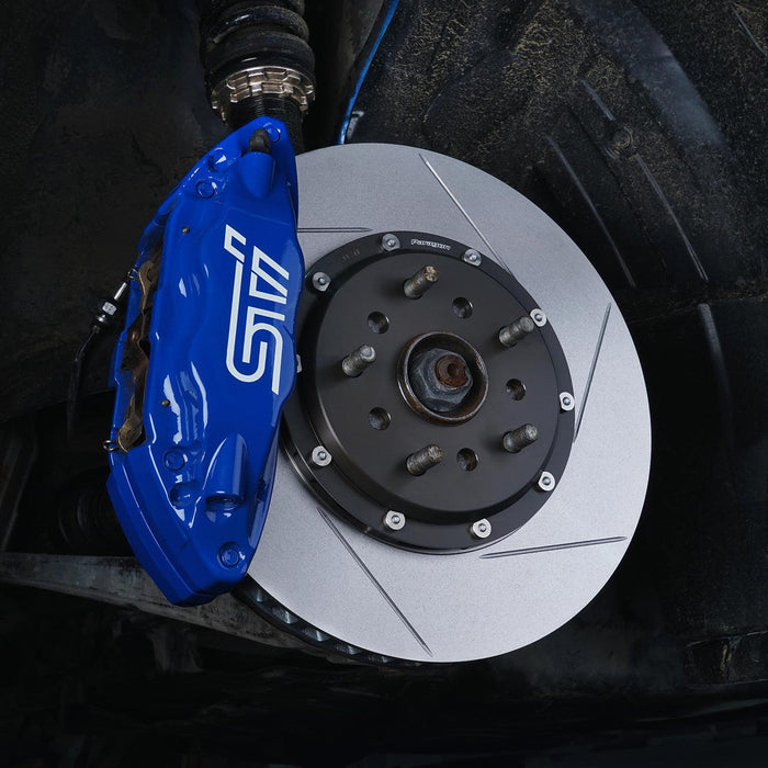 Brake Rotor Strap 04-17 WRX STI 2-piece Floating Brake Rotors (Front) — Alcon Brake Kits