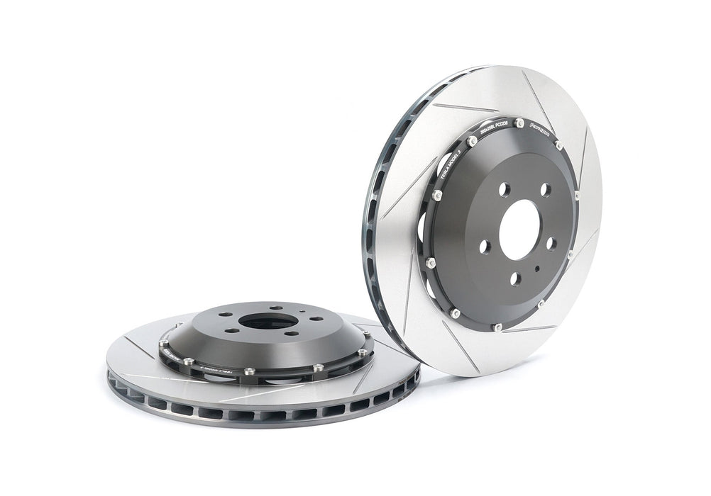 Tesla Model 3 RWD/AWD - Larger Rotor (Front) Performance 2-Piece Rotor and Brake Pad Package