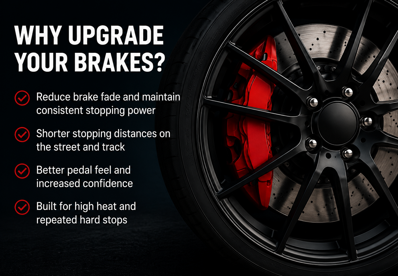Why upgrade to ALconKits Brakes