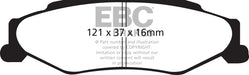 EBC redstuff brake pads rear fits 2003 04 Cadillac Xlr 4 6