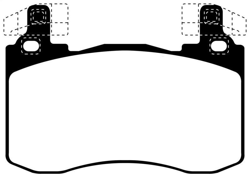 EBC yellowstuff brake pads front fits 2019 Genesis G70 2 0t Brembo