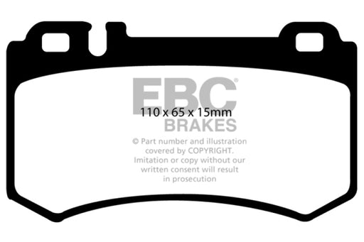 EBC redstuff brake pads rear fits 2003 06 Mercedes Benz Cl55 Amg 5 4 Supercharged
