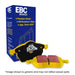 EBC yellowstuff brake pads front fits 2008 10 Bmw 128 3 0