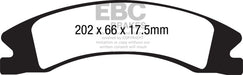 EBC yellowstuff brake pads front fits 2015 Cadillac Escalade Ext Esv 6 2 2wd