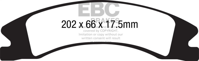EBC brake pads front part ED91885 fits 2015 Cadillac Escalade Ext Esv 6 2 2wd Extra Duty