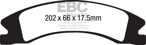 EBC greenstuff brake pads front part DP61885 fits 2015 Cadillac Escalade Ext Esv 6 2 2wd