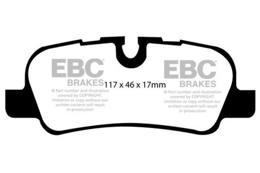 EBC brake pads rear part ED91542 fits 2005 10 Land Rover Lr3 4 4 Extra Duty