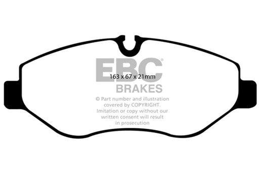EBC greenstuff brake pads front part DP61926 fits 2007 Dodge Sprinter 2500
