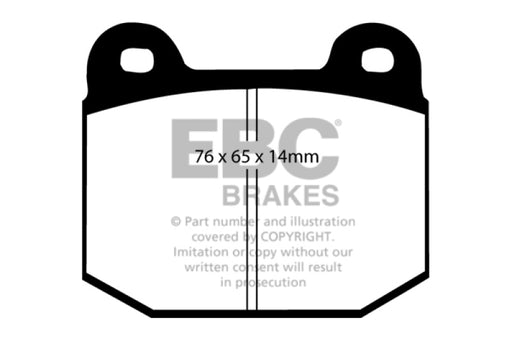 EBC redstuff brake pads rear fits 2003 04 Infiniti G35 3 5 Manual Brembo