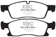 EBC yellowstuff brake pads front fits 2011 Dodge Durango 3 6