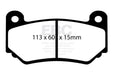 EBC yellowstuff brake pads front fits 2008 11 Lotus Exige 1 8 Supercharged 240