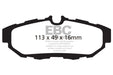 EBC yellowstuff brake pads rear fits 2010 14 Ford Mustang 3 7