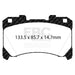 EBC bluestuff brake pads front fits 2023 Toyota Gr Corolla