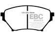 EBC yellowstuff brake pads front fits 2001 03 Mazda Miata Mx5 1 8 Sports Suspension