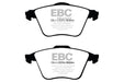 EBC redstuff brake pads front fits 2007 13 Mazda 3 2 3 Turbo