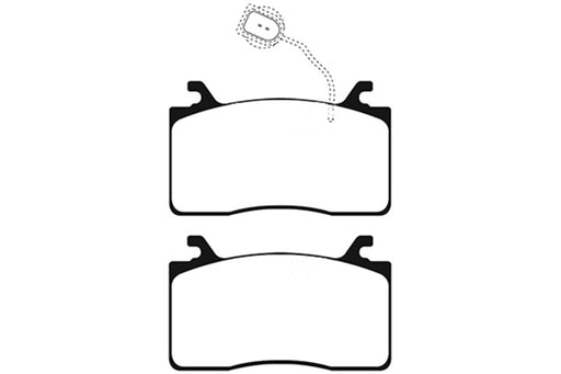 EBC greenstuff brake pads front fits 2016 Alfa Romeo Guilia 2 0t