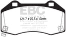 EBC yellowstuff brake pads front fits 2016 Mazda Miata Mx 5 17 20 Fiat 124 Spider Abarth