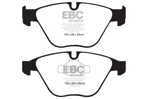 EBC redstuff brake pads front fits 2013 Bmw X1 2 0 Turbo 28i