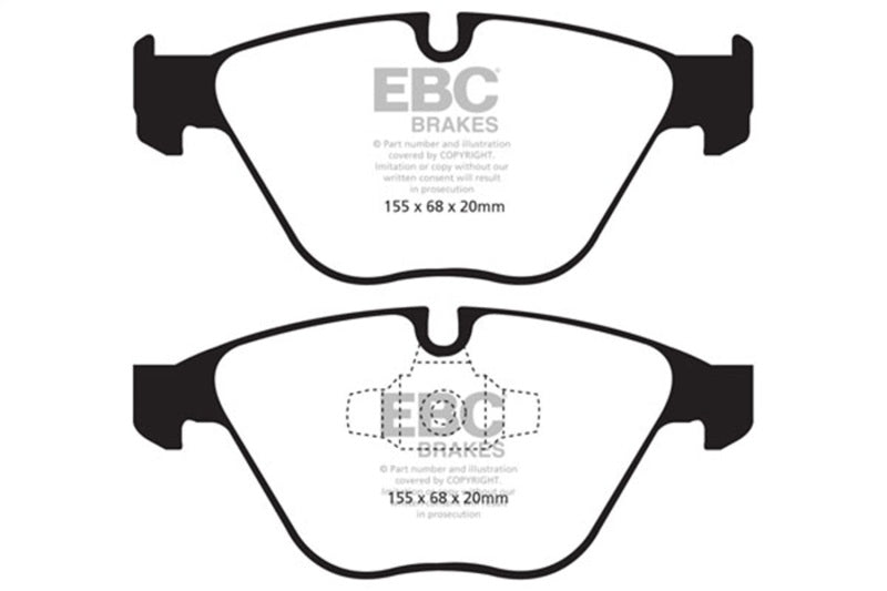 EBC redstuff brake pads front fits 2013 Bmw X1 2 0 Turbo 28i