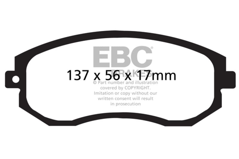 EBC greenstuff brake pads front part DP21884 fits 2012 Scion Fr S 2