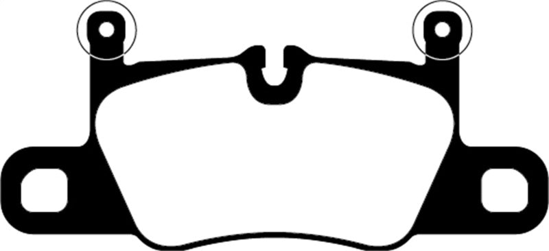 EBC redstuff brake pads rear fits 2016 Porsche 911 991 2 W Cast Iron