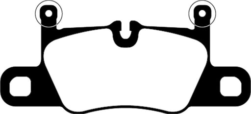 EBC yellowstuff brake pads rear fits 2016 Porsche 911 991 2 W Cast Iron