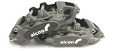 Representative six-piston anodized Alcon front calipers for the CR6420 Camaro Gen 6 race-kit application. Select left or right; one caliper supplied.