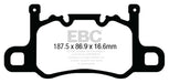 EBC yellowstuff brake pads rear fits 2013 15 Porsche 911 991 Cast Iron