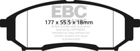 EBC brake pads rear part ED91778 fits 2005 07 Ford F250 Inc Super Duty 5 4 2wd Extra Duty