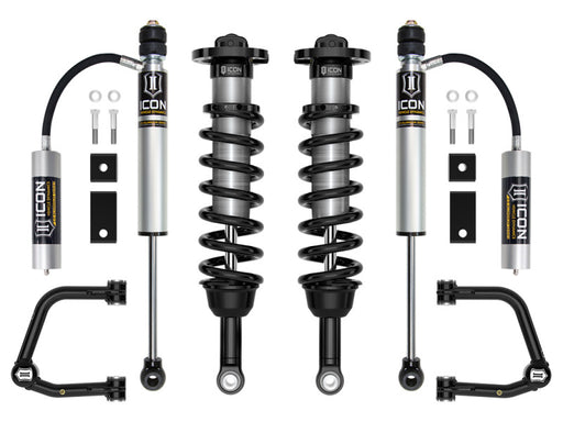 ICON coilovers front fits Icon 2022 Toyota Tundra 2 3 5in Stage 5 3 0 Suspension System Tubular