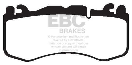 EBC yellowstuff brake pads front fits 2012 Aston Martin Vantage 4 7