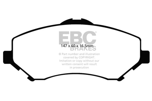 EBC ultimax brake pads front part UD1273 fits 2008 11 Chrysler Town Country 3 3 Ultimax2