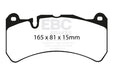 EBC yellowstuff brake pads front fits 2007 08 Ferrari 430 Scuderia 4 3