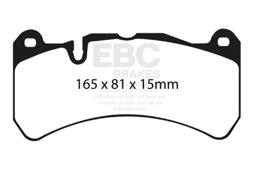 EBC bluestuff brake pads front fits 2007 08 Ferrari 430 Scuderia 4 3