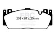 EBC redstuff brake pads front fits 2012 Bmw M5 4 4 Twin Turbo F10
