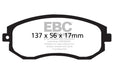 EBC redstuff brake pads front fits 2012 Scion Fr S 2