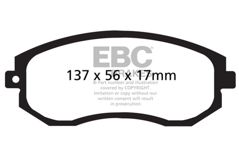 EBC redstuff brake pads front fits 2012 Scion Fr S 2