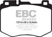 EBC yellowstuff brake pads front fits 2015 16 Mercedes Benz C400 W205 3 0 Twin Turbo 4 Matic