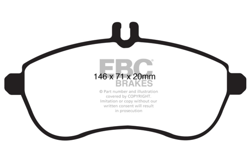 EBC ultimax brake pads front part UD1340 fits 2012 14 Mercedes Benz C250 W204 1 8 Turbo Ultimax2