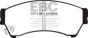 EBC yellowstuff brake pads front fits 2006 09 Ford Fusion 2 3