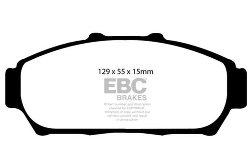 EBC yellowstuff brake pads front fits 1994 01 Acura Integra 1 8