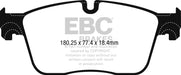 EBC yellowstuff brake pads front fits 2016 Jaguar F Pace 2 0l Td 180