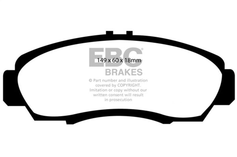 EBC bluestuff brake pads fits Brakes