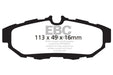 EBC yellowstuff brake pads rear fits 2010 14 Ford Mustang 3 7