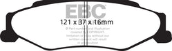 EBC redstuff brake pads rear fits 2003 04 Cadillac Xlr 4 6