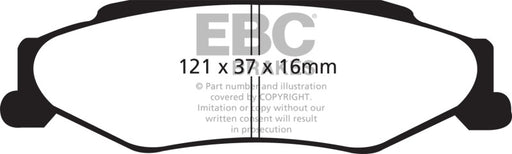 EBC redstuff brake pads rear fits 2003 04 Cadillac Xlr 4 6