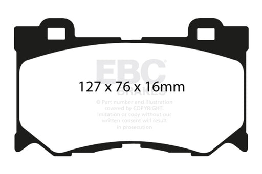 EBC bluestuff brake pads front fits 2008 15 Infiniti G37 3 7